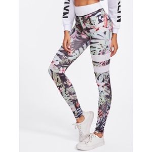 Floral Print Leggings